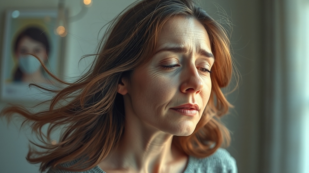 주요 증상 및 전조 신호는? (realistic 스타일)