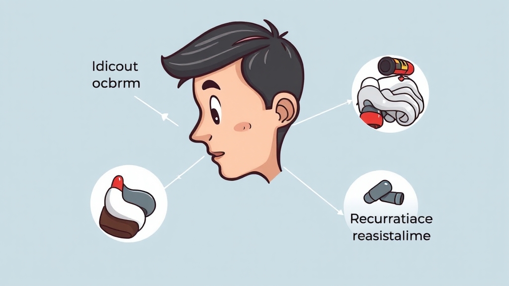 효과적인 치료 방법은? (cartoon 스타일)