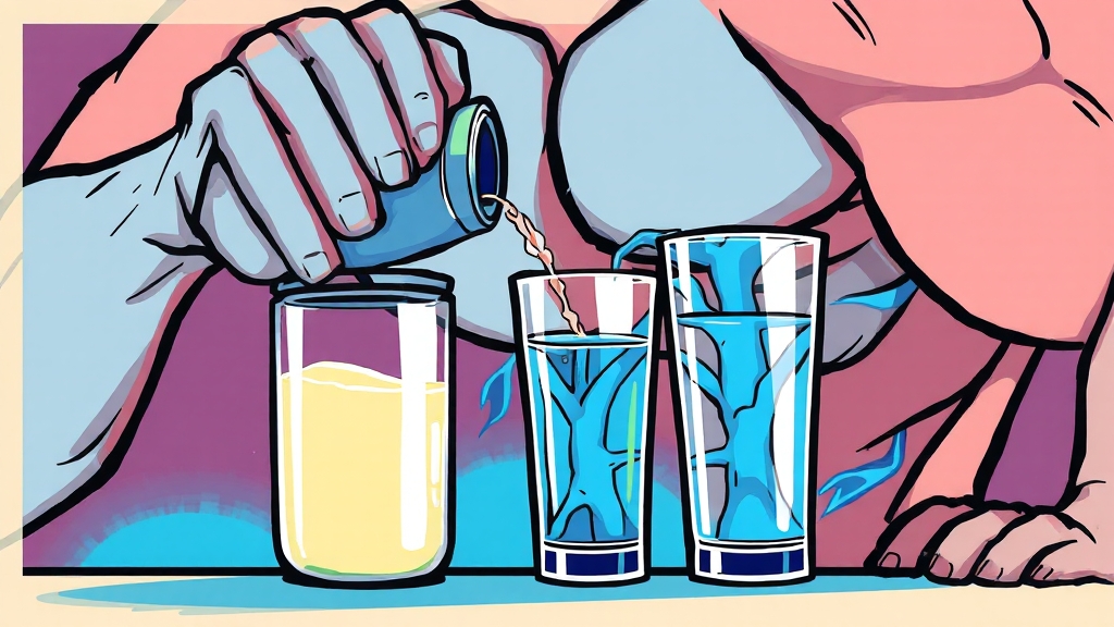 아르기닌 A to Z: 효능, 섭취량, 복용법, 부작용, 선택법, 흡수율 총정리 5 아르기닌, 복용법과 타이밍은? (cartoon 스타일)