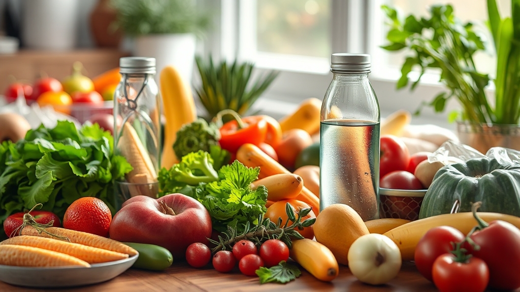 지속 가능한 다이어트 식단 관리 (realistic 스타일)