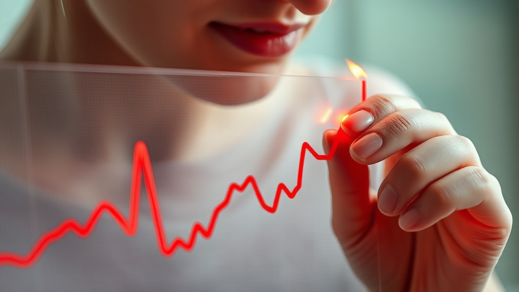 식후 혈당 관리 중요성 (realistic 스타일)