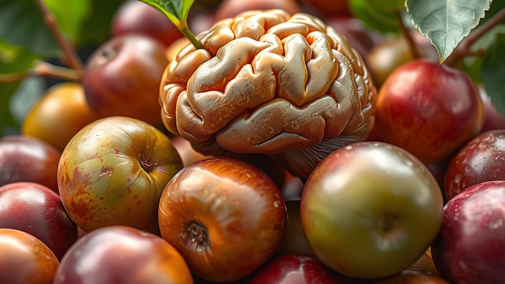 매실과 치매 예방, 관계는? (realistic 스타일)