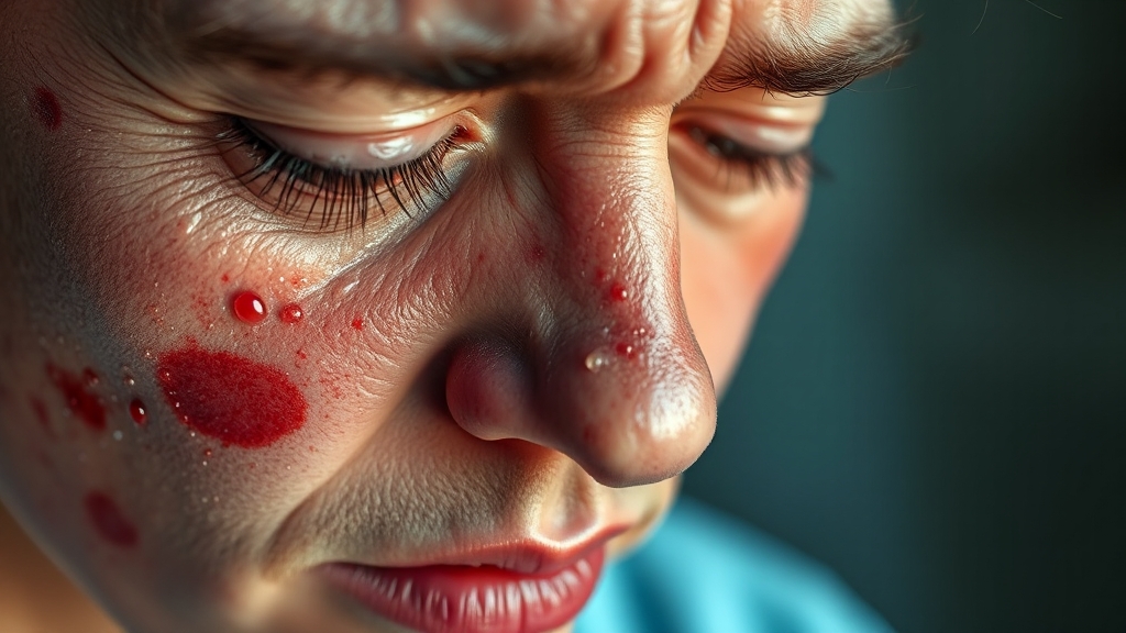 콜린성 두드러기란? (realistic 스타일)