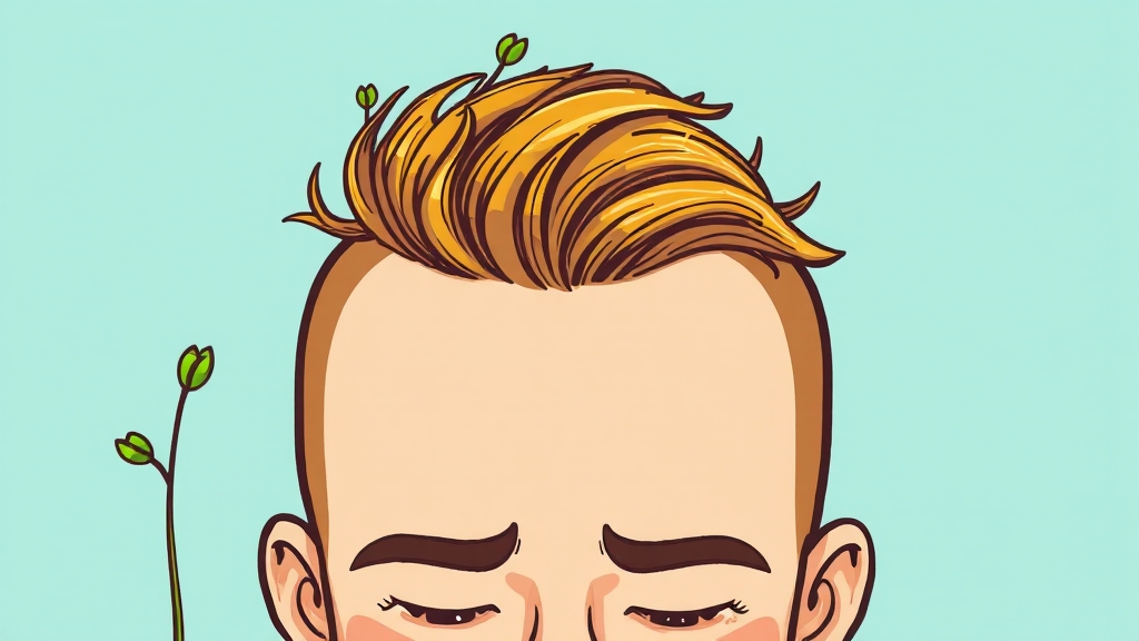 생착률 UP! 부작용 DOWN! 모발이식 후 관리법 (cartoon 스타일)