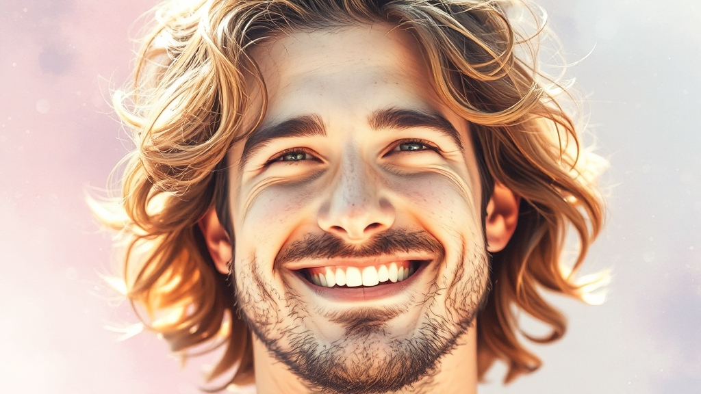 탈모 고민 해결, 자신감 UP! (watercolor 스타일)