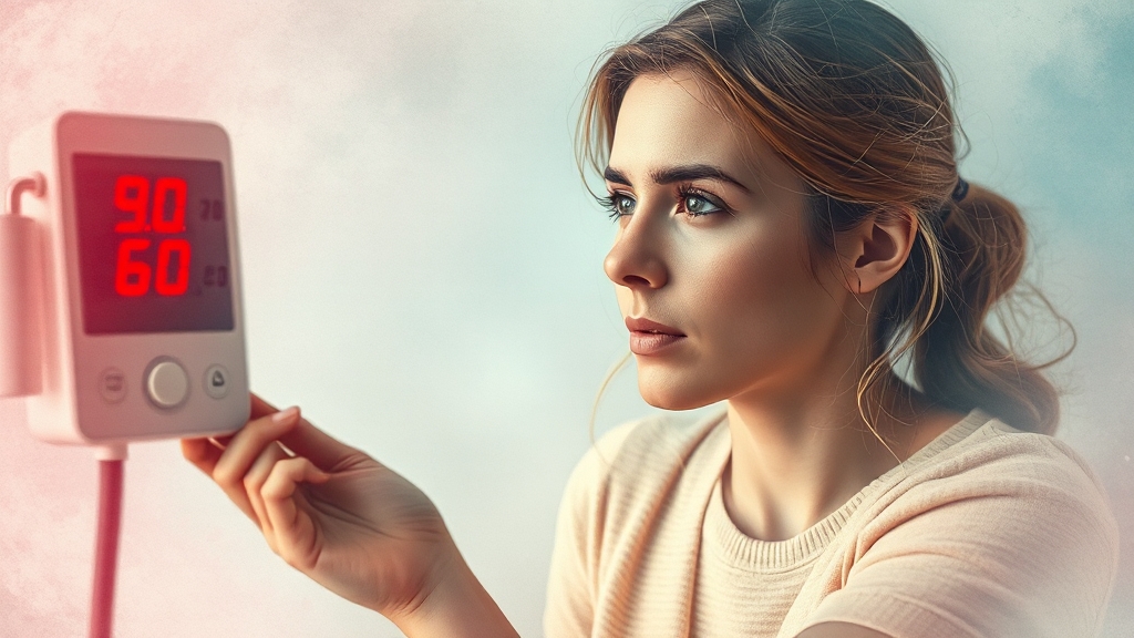 저혈압, 무엇이 문제일까요? (watercolor 스타일)