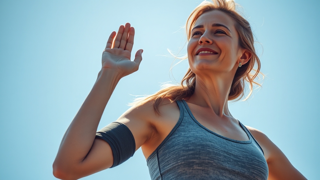 혈압 낮추는 운동 종류 및 방법 (realistic 스타일)