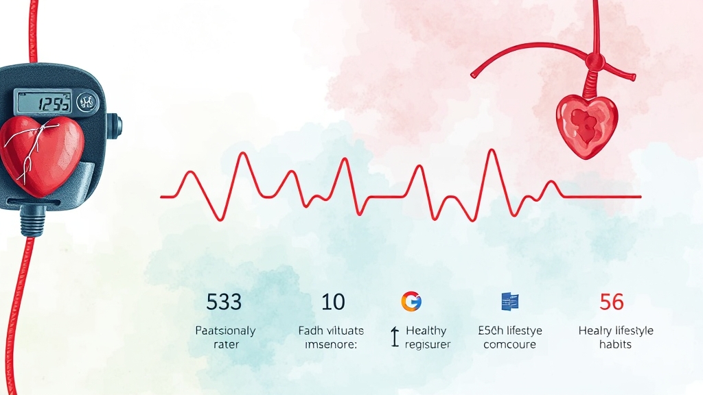 혈압 수치 해석 및 정상 범위 (watercolor 스타일)