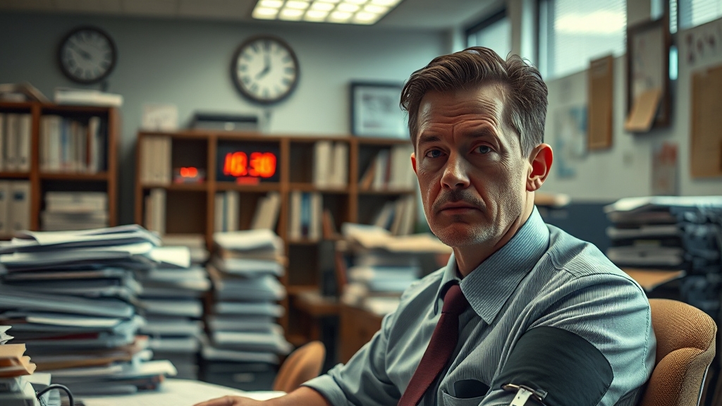 급성 vs 만성 스트레스 (realistic 스타일)