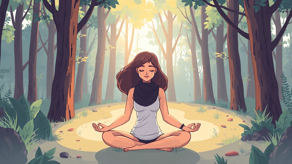 효과적인 스트레스 해소법 (cartoon 스타일)