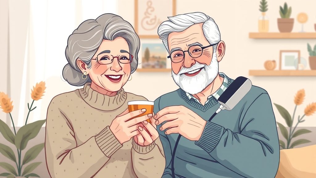 건강기능식품, 좋은 선택? (illustration 스타일)