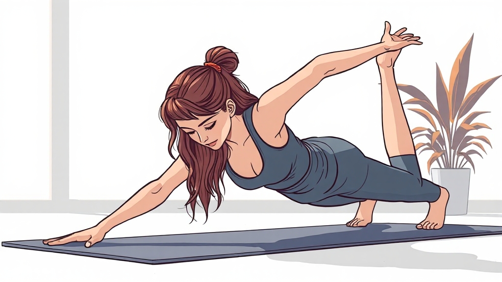 손목 강화 운동 (illustration 스타일)