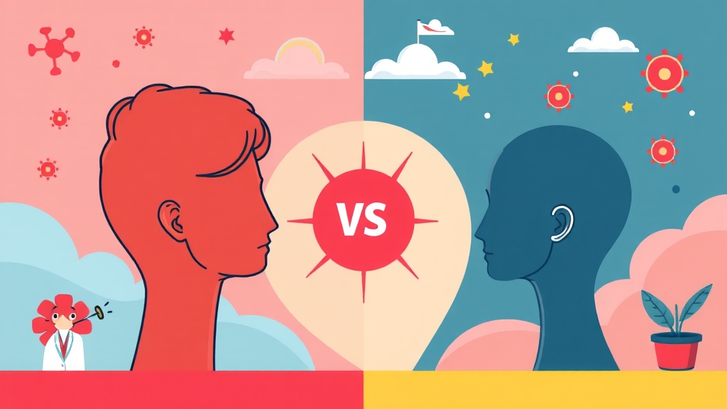 백신 종류, 무엇이 다를까? (illustration 스타일)