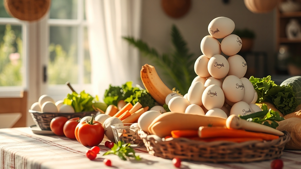 수치 높이는 식습관 (realistic 스타일)