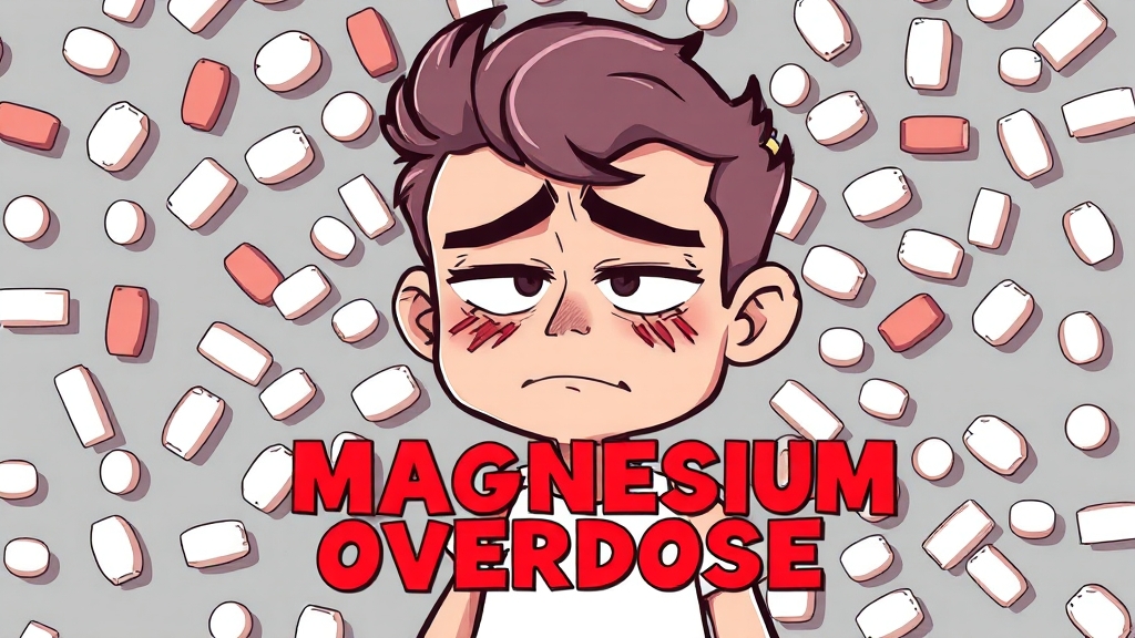 마그네슘 A to Z: 효능, 결핍 증상, 종류별 선택, 복용법, 부작용 완벽 가이드 7 마그네슘 부작용 & 대처법 (illustration 스타일)