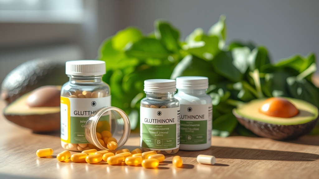 글루타치온 섭취 방법 및 용량 (realistic 스타일)