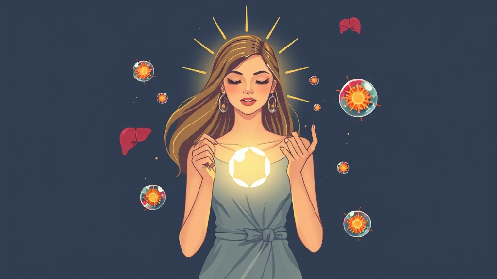 글루타치온, 어디에 좋을까? (illustration 스타일)