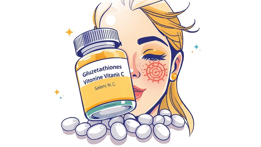 글루타치온, 제대로 섭취하는 법 (illustration 스타일)