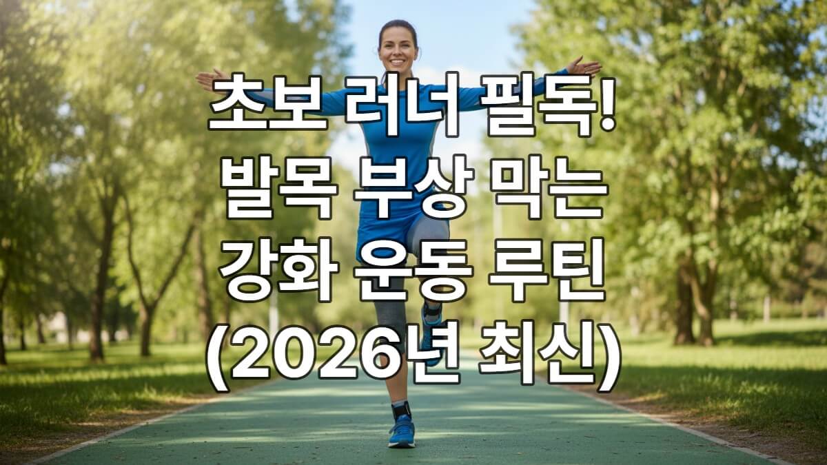 활기찬 공원에서 발목 강화 운동 중인 초보 러너. 한 발로 균형을 잡고 있는 건강한 젊은 여성이 밝게 웃고 있다.